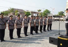 Kapolres Sukoharjo Pimpin Sertijab, Sejumlah Pamen dan Kapolsek Berganti