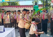 Estafet Tunas Kelapa Sampai Klaten, Disambut Meriah