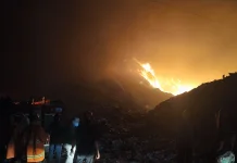Gunung Sampah TPA Putri Cempo Solo Terbakar, Api Cepat Merembet dan Gegerkan Warga