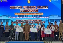 BPR BKK Karangmalang Hadirkan Kredit Bunga 0 Persen dan Undian Berhadiah di Sragen