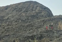 Pemadaman Kebakaran TPA Putri Cempo Surakarta Blok B Sudah Mencapai 95 Persen