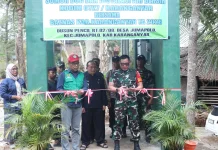 Atasi Kelangkaan Air Kemarau, Dandim Karanganyar Resmikan Sumur Bor di Jumapolo