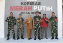 Dandim Klaten Tinjau KDKMP Desa Bener dan Vicon Bersama Wapang TNI