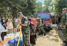 4.253 KK di Sragen Krisis Air, Kodim 0725 dan Yayasan Tangan Baik Kirim Bantuan
