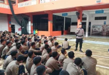 Cegah Tawuran dan Knalpot Brong, Polres Karanganyar Edukasi SMK Muhammadiyah 3