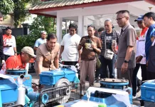 Petani di Sukoharjo Terima Bantuan Pompa Air dari Kementan