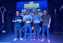 PWI Surakarta Sabet Gelar di Turnamen Biliar Joglosemar 2026