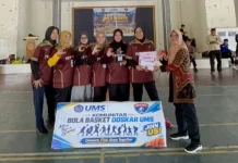 Turnamen Basket Meriahkan HUT ke-68 UMS, FKIP Berjaya di Kategori Putra dan Putri