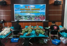 Sambut HUT TNI dan Kodam IV/Diponegoro, Kodim Karanganyar Gelar Baksos Kesehatan