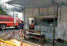 Warung Makan di Karangmalang Sragen Lude Terbakar, Diduga akibat Gas Bocor