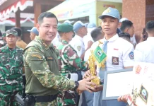 Dandim 0727/Karanganyar Tutup Lomba Ketangkasan dan Kreativitas Pelajar
