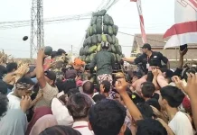 Wujud Syukur, Warga Desa Demakijo Klaten Gelar Kirab Budaya Gunungan Semangka