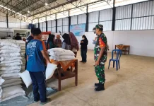 KDKMP Desa Ketitang Jadi Lokasi Penyaluran Bantuan Pangan Beras Warga Juwiring