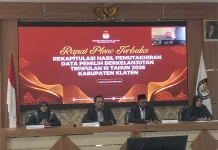 Pemutahiran Data Pemilih Berkelanjutan Triwulan Tiga Klaten, 1.003.512 Pemilih