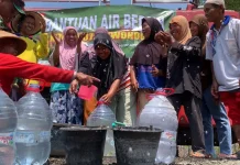 Warga Jimbar Wonogiri Sumringah Terima Bantuan Air Bersih