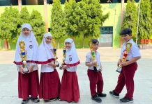 SDTQ Al Abidin Surakarta Boyong Lima Piala MAPSI Tingkat Kecamatan