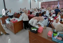 Puluhan Peserta Ikuti Uji Kompetensi MUA LKP dan LPKS ASTI Karanganyar