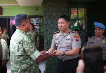 Kapolres Wonogiri Perkuat Sinergitas TNI Polri Tanpa Batas
