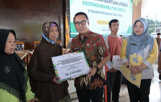 Bantuan ATENSI Kemensos 312 Juta, Sasar Lansia dan Wirausaha di Karanganyar