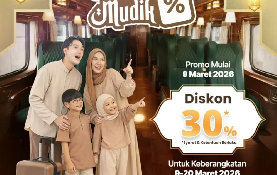 KAI Hadirkan Flash Sale dan Promo Diskon Tiket KA hingga 30 Persen