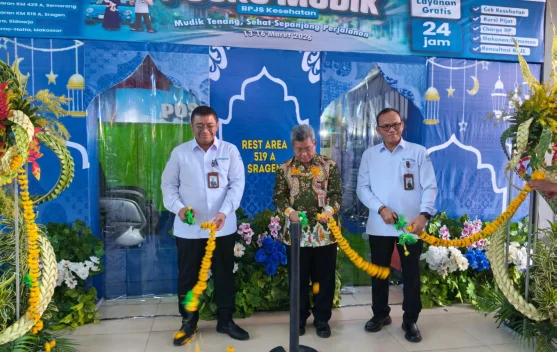 BPJS Kesehatan Hadirkan Posko Mudik di Rest Area 419A Sragen, Titik Lelah Pemudik