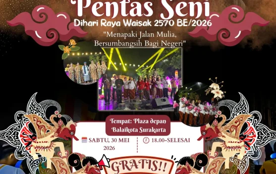 Semarak Pentas Seni Waisakha Raya 2026 di Balaikota Surakarta - RRI.co.id
