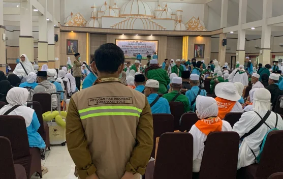 Debarkasi Solo Menerima Kepulangan Kloter Gelombang Kedua Jemaah Haji