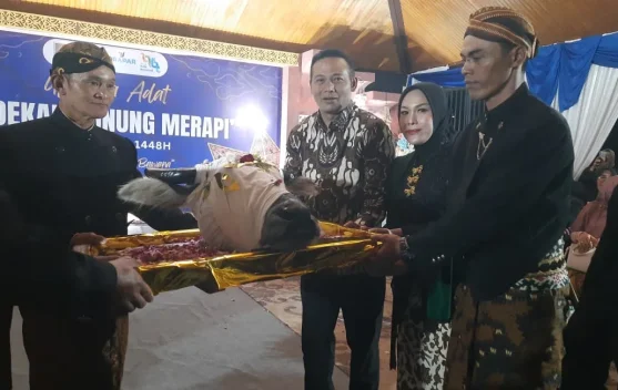 Filosofi Larung Kepala Kerbau dalam Tradisi Sedekah Gunung Merapi Warga Boyolali