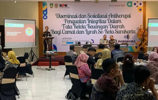 Pemkot Solo dan Kajari Berikan Sosialisasi Antikorupsi Kepada Camat hingga Lurah