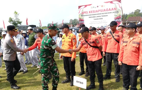 Dandim Boyolali Hadiri Apel Siaga Karhutla, Perkuat Sinergi Cegah Kebakaran Hutan