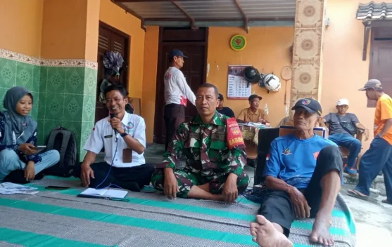 Babinsa Wonosari Dorong Pola Tanam Serentak Perkuat Pangan Desa