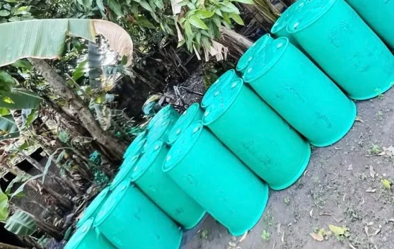 Drum Bekas Jadi Tandon Air