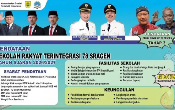 Pendaftar SMP-SMA Membludak, Pemkab Sragen Usulkan Tambah Rombel Sekolah Rakyat