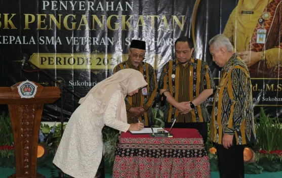 Koyem Kembali Pimpin SMA Veteran 1 Sukoharjo Periode 2026–2030