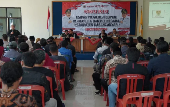 Perkokoh Ketahanan Bangsa, Pemkab Karanganyar Gelar Sosialisasi Empat Pilar