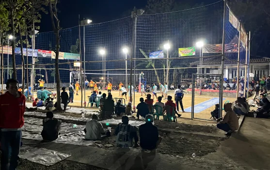 Ribuan Warga Nikmati Turnamen Voli Berkat Pengamanan Kepolisian