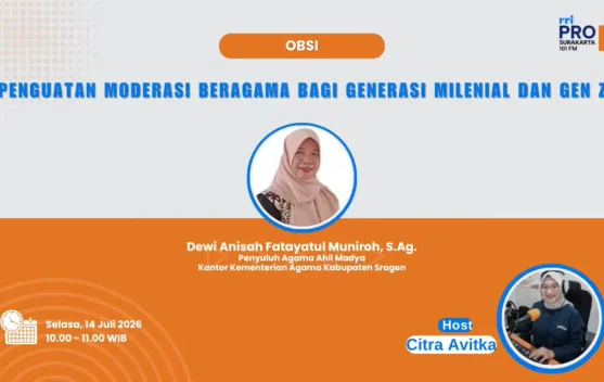 Moderasi Beragama Jadi Benteng Generasi Muda di Era Media Sosial