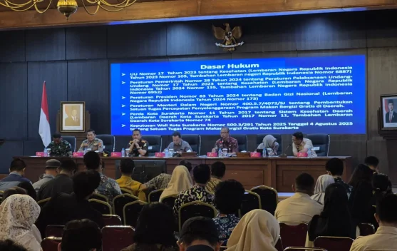 Komitmen Zero Accident, Pemkot Surakarta Gelar Rakor Program MBG