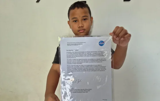Bocah SD Asal Boyolali Raih Penghargaan NASA usai Temukan Celah Keamanan Situs