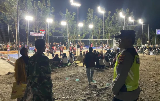 Turnamen Voli Jatiroto Berlangsung Kondusif Berkat Pengamanan Polisi Maksimal