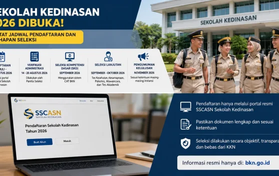 Simak Jadwal Lengkap Pendaftaran Sekolah Kedinasan 2026