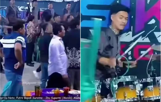 Beredar Video Viral Hajatan di Sragen Ricuh, MC Campursari Dikeroyok