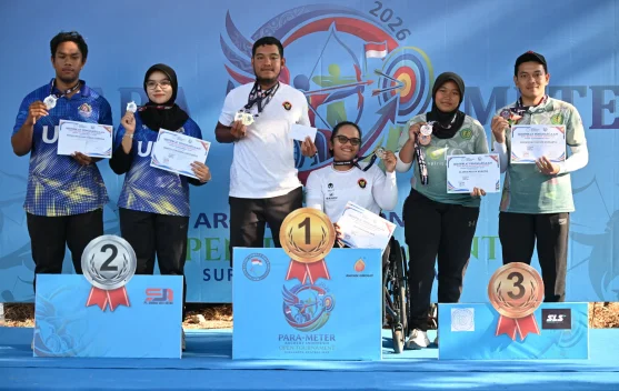 Para-meter Archery Indonesia Open 2026, Atlet NPCI Ken Swagumilang Raih Dua Gelar