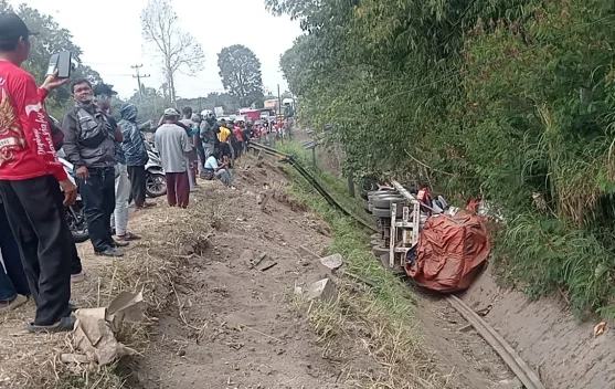 Truk Bermuatan Kapas Alami Kecelakaan Tunggal, Sopir Meninggal Dunia