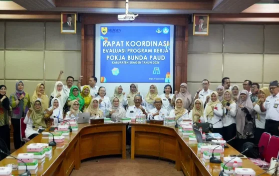 Tingkatkan Layanan PAUD, Pokja Bunda PAUD Sragen Perkuat Sinergi Lintas Sektor