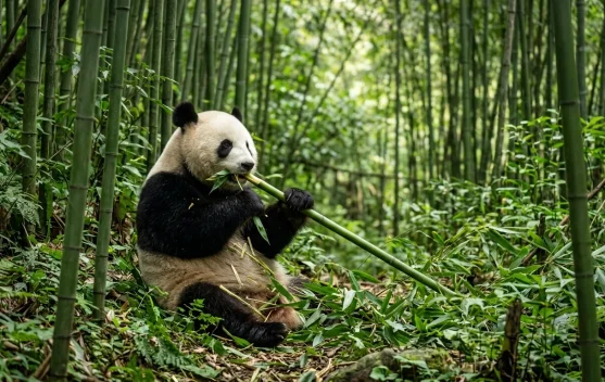 Panda, Si Pemakan Bambu yang Harus Makan 12 Jam Sehari