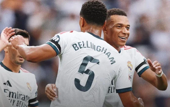 Real Madrid Menang Telak 4-0 atas Málaga, Bellingham dan Mbappé Jadi Sorotan