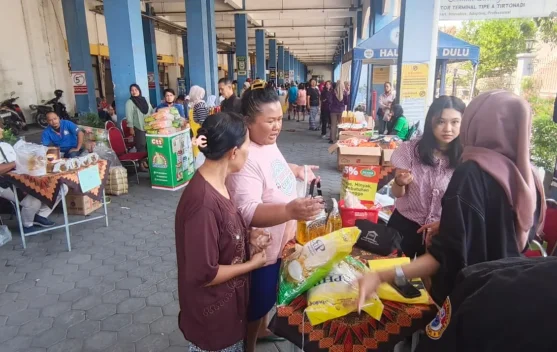 GPM di Terminal Tirtonadi, 5 Ton Beras dan 720 Botol MinyaKita Ludes