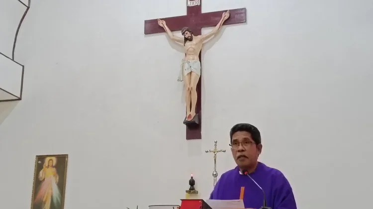 Rabu Abu Paroki Tahuna Tandai Awal Masa Prapaskah