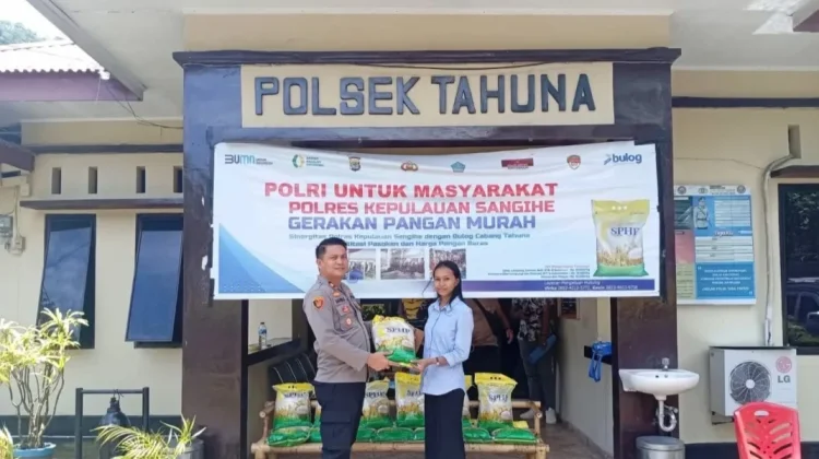 Polres Sangihe Permudah Keterjangkauan Program Ketahanan Pangan